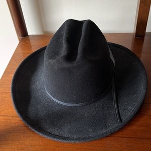 Black Bailey Ranger wool cowboy hat